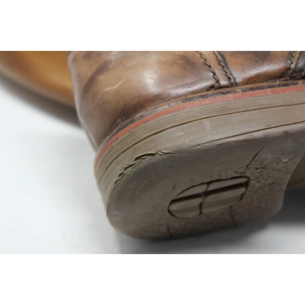 Mephisto Mens Waino Oxford‎ Size 12 Patina Brown Tan Leather Comfort Dress Shoe